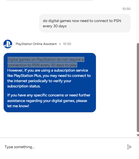 צילום מסך של עוזר פלייסטיישן