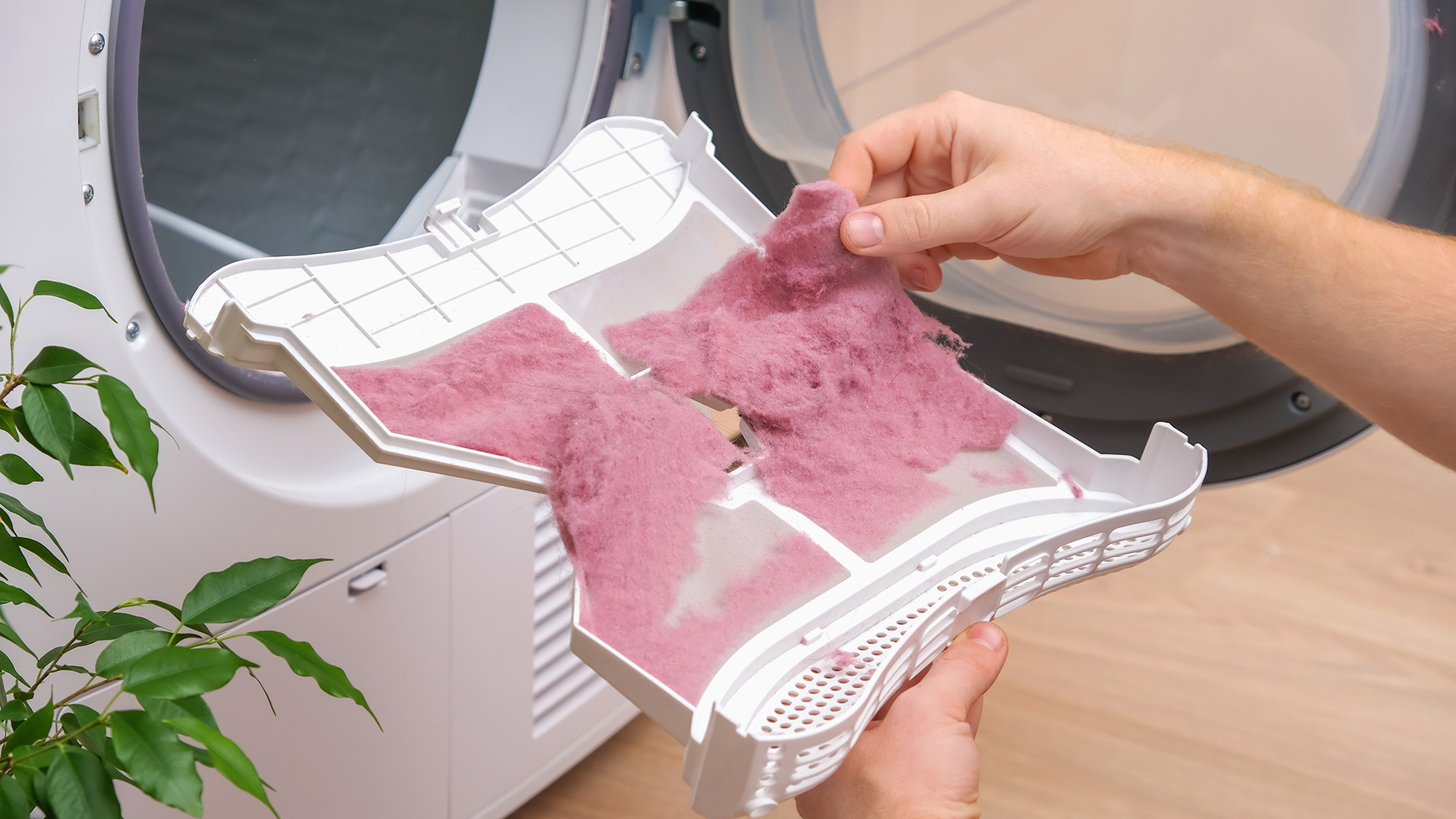 מוך מייבש על מסנן מייבש כביסה