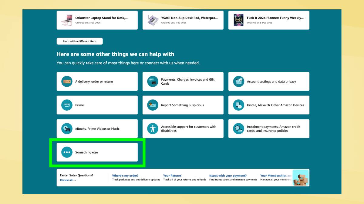 עוד משהו מודגש באמזון