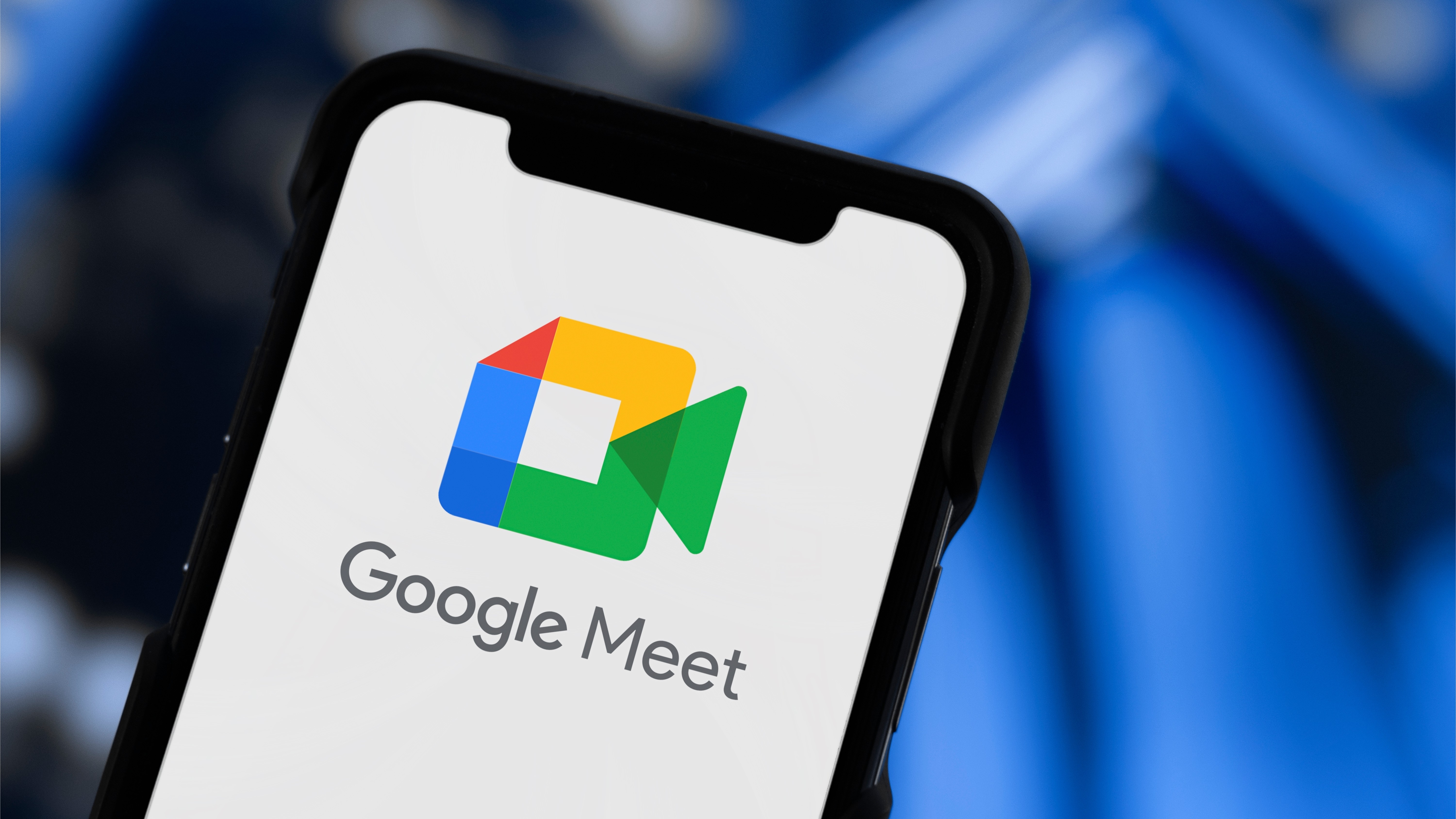 הלוגו של google meet באייפון ישן