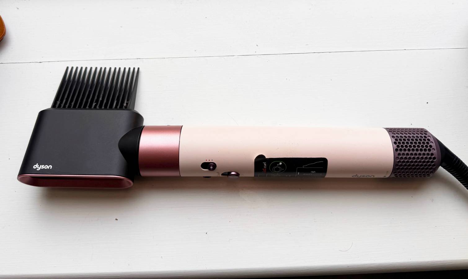 Dyson Airwrap id Curly + Coily עם חיבור מסרק רחב שיניים