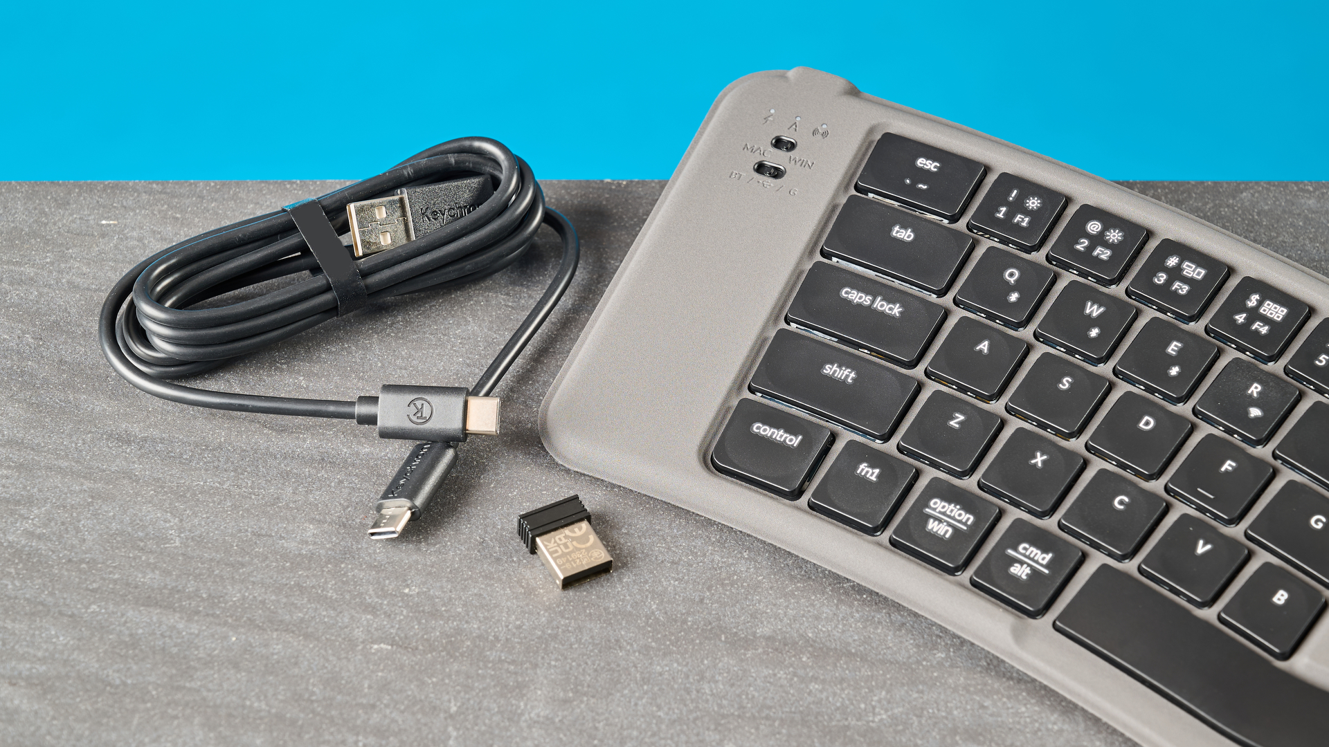 מקלדת Keychron B11 Pro שחורה מתקפלת