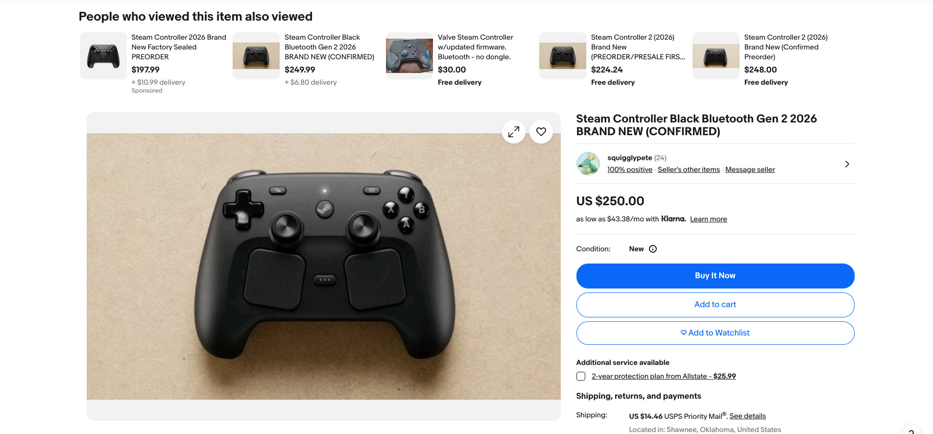 בקר Steam באיביי