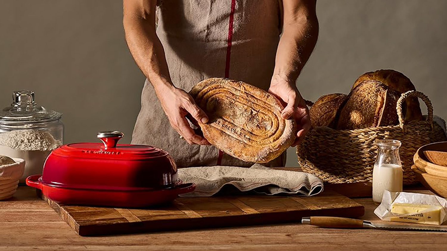 תנור לחם סגלגל של Le Creuset Signature