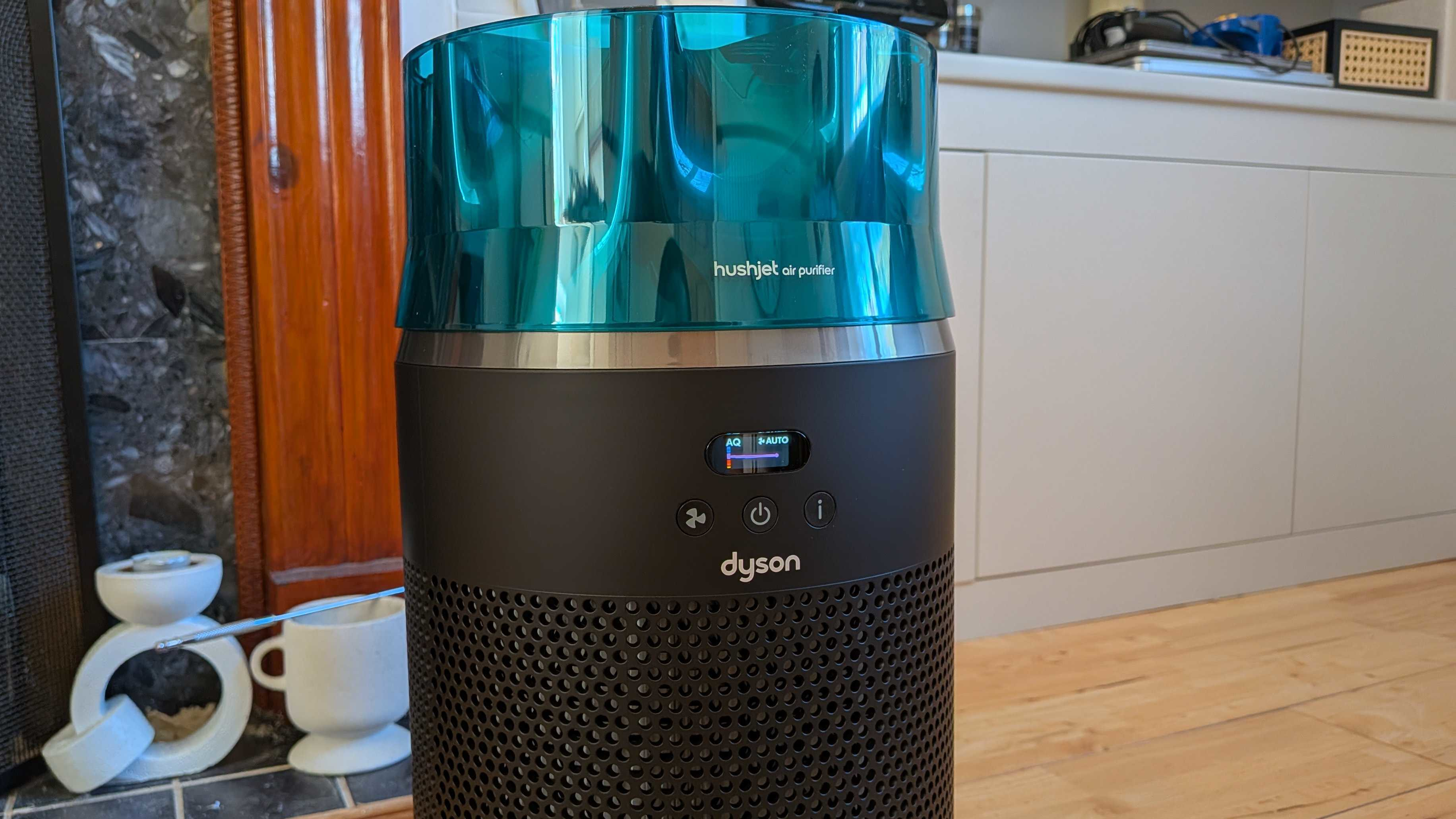 קריאות איכות האוויר של מטהר האוויר Dyson HushJet