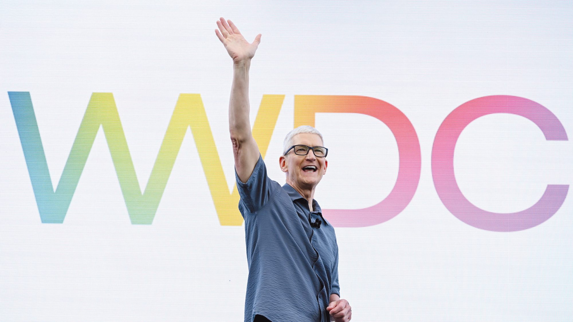 טים קוק ב-WWDC 2025