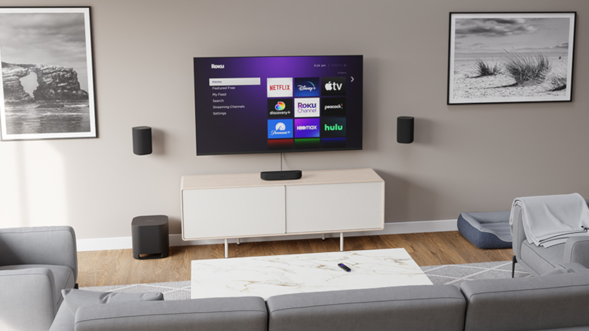 רמקולים אלחוטיים של Roku 