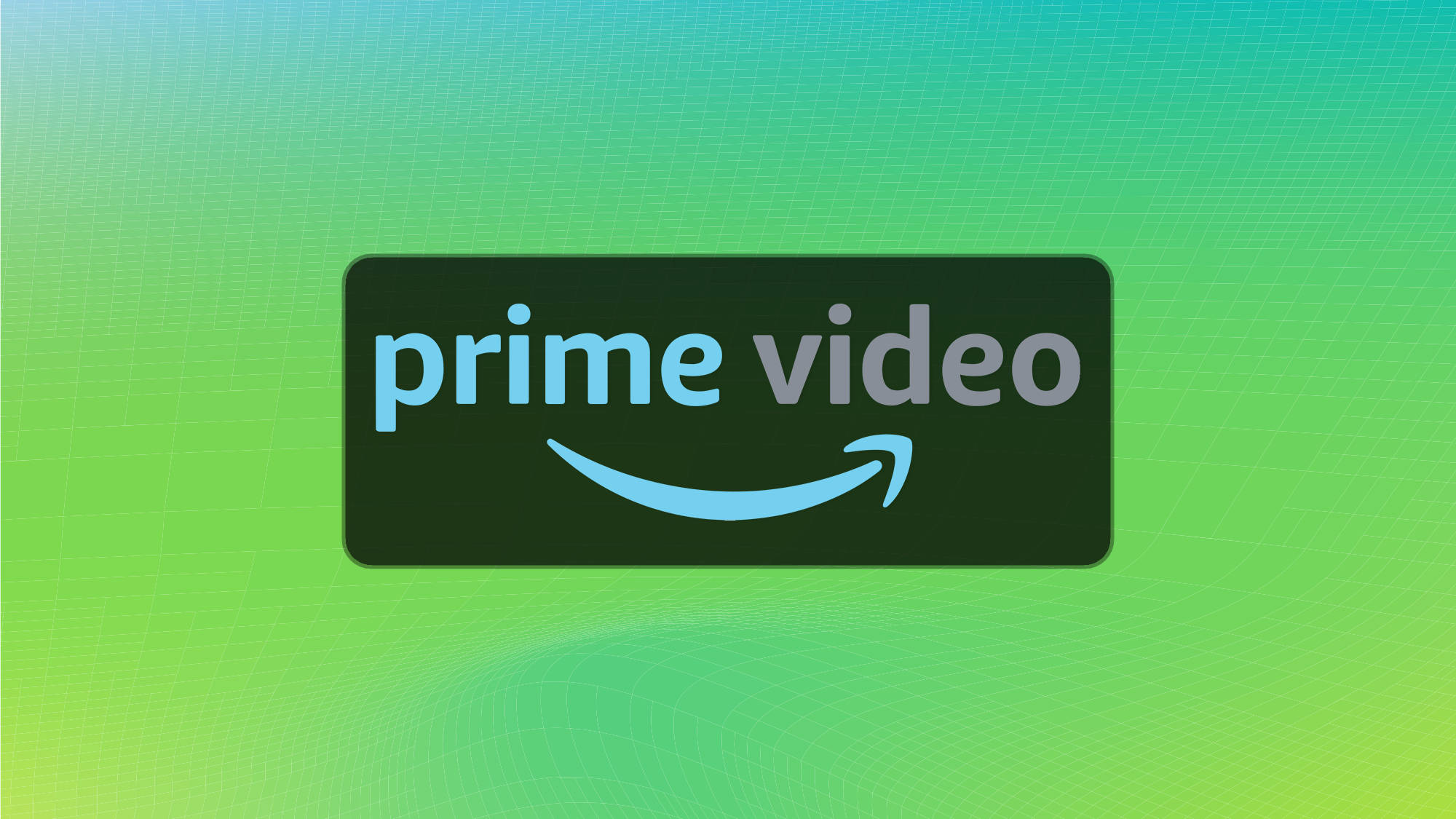 לוגו Prime Video על רקע ירוק