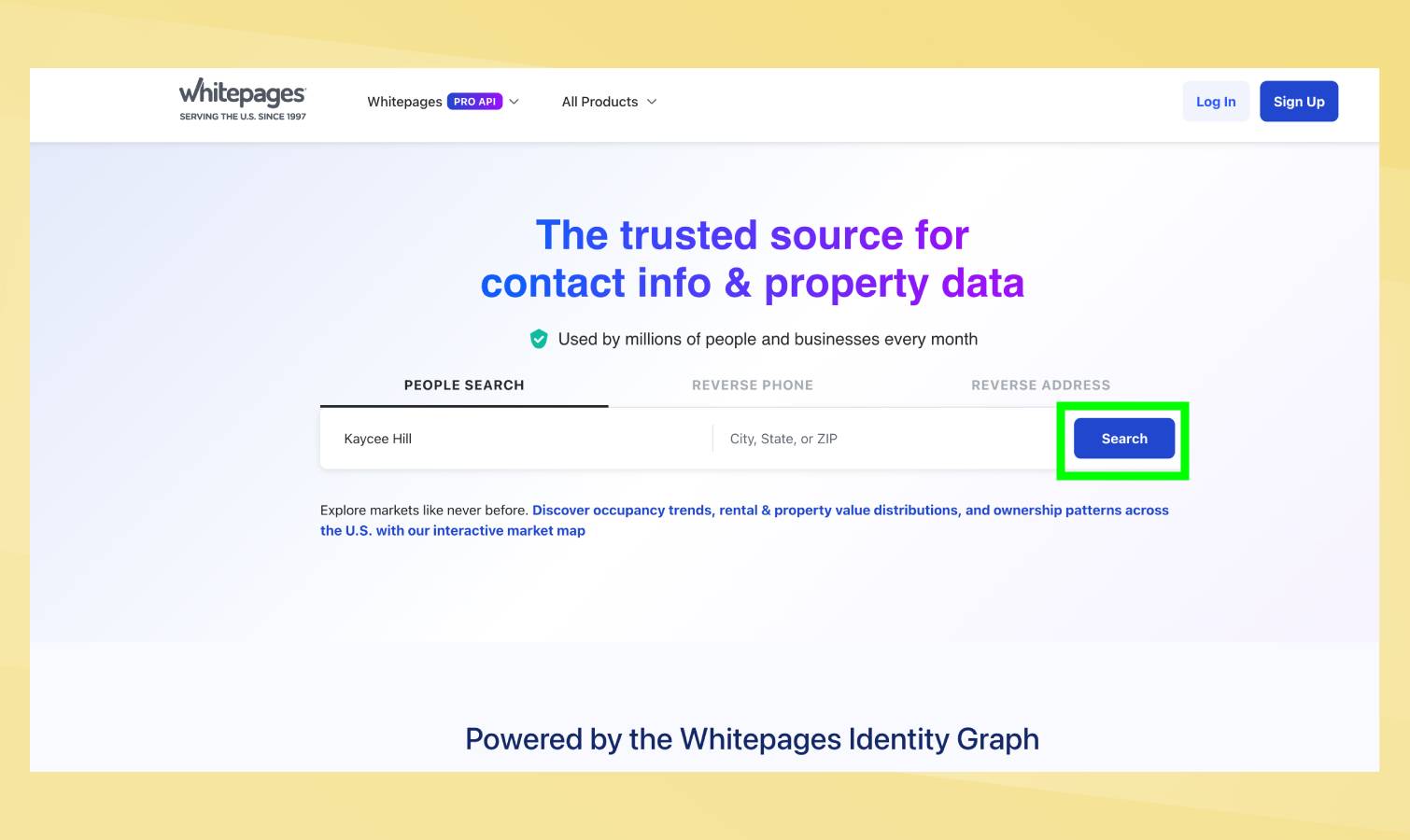 מחפש את עצמי ב-Whitepages