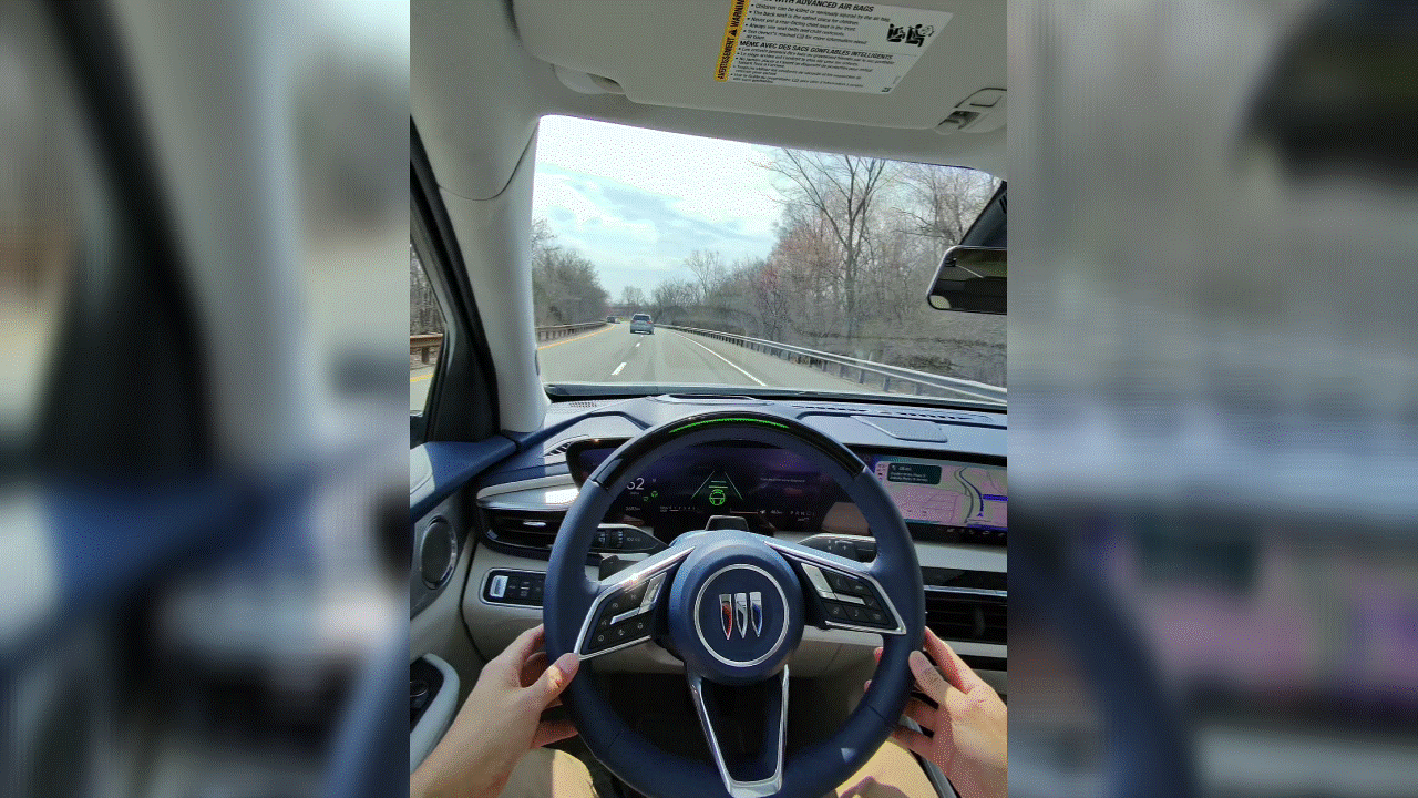 2026 ביואיק אנקלאב Avenir AWD Super Cruise Control אנימציה.