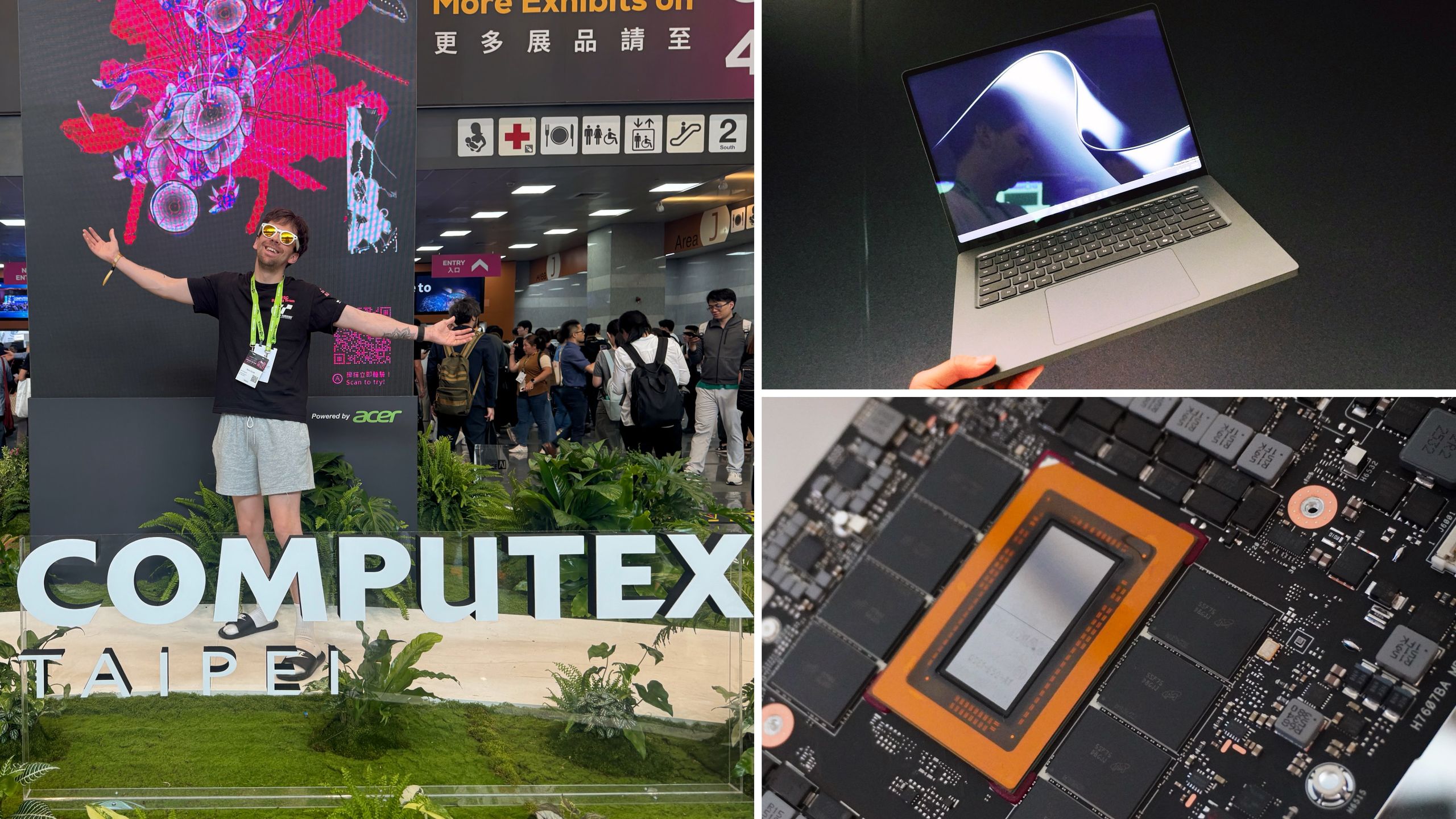 אני ב-Computex 2026 LIVE - בודק כל מחשב נייד Nvidia RTX Spark ועוד הרבה יותר ביום השני