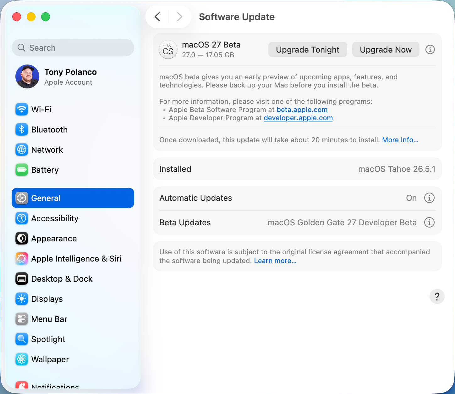 macOS 27