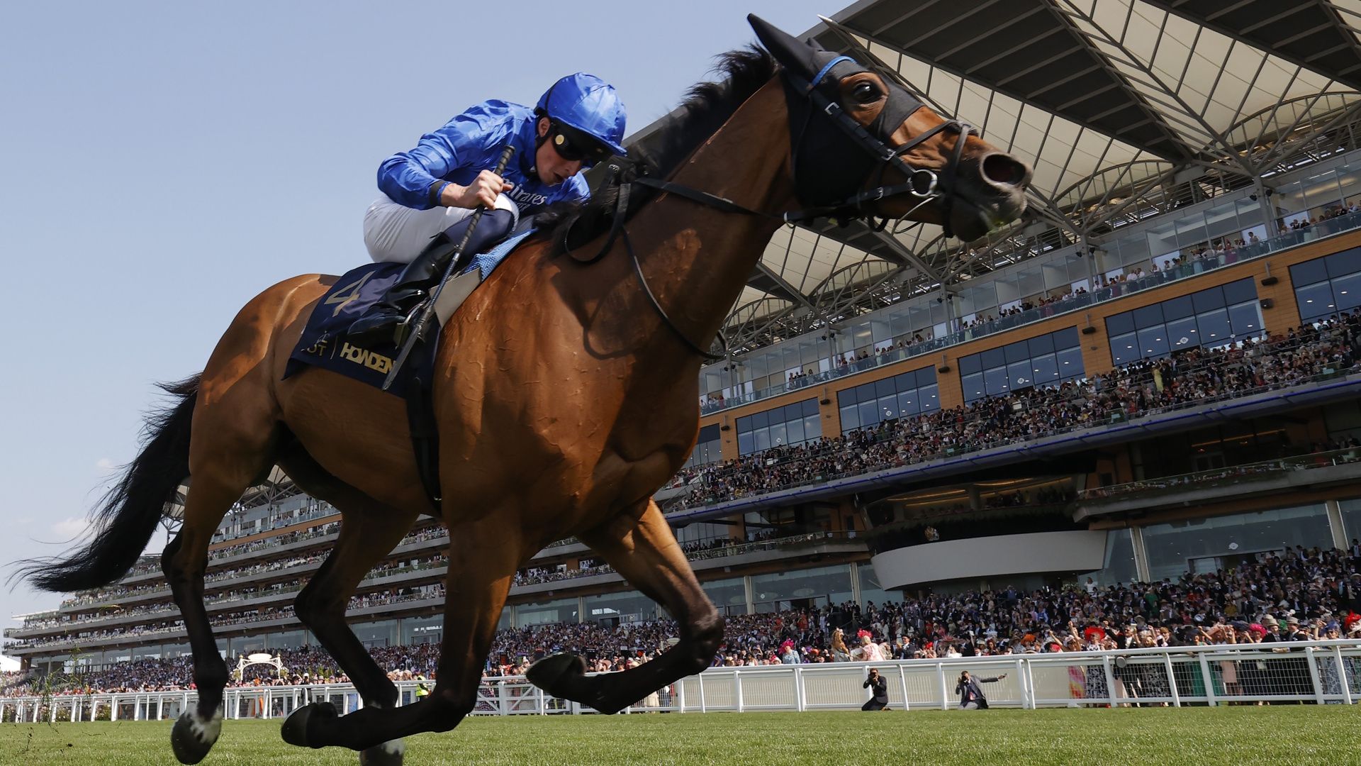 Trawlerman ridden by William Buick wins the Gold Cup during day three of the 2025 Royal Ascot horse racing festival at Ascot Racecourse.