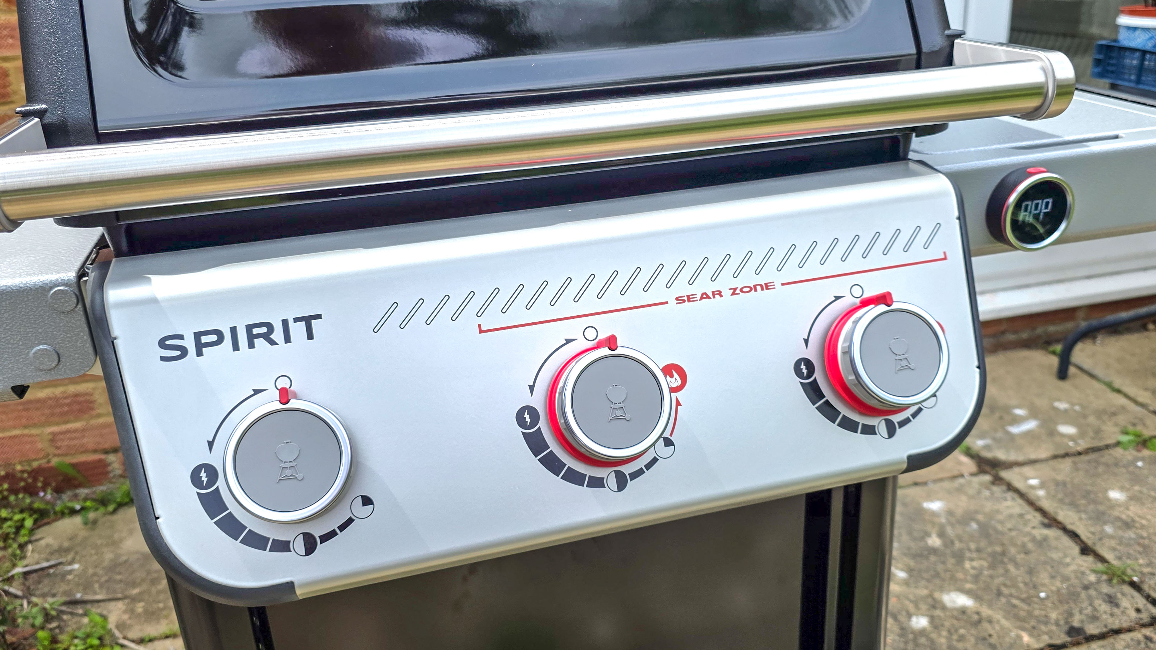 Weber Spirit EX325 צלייה של מזון