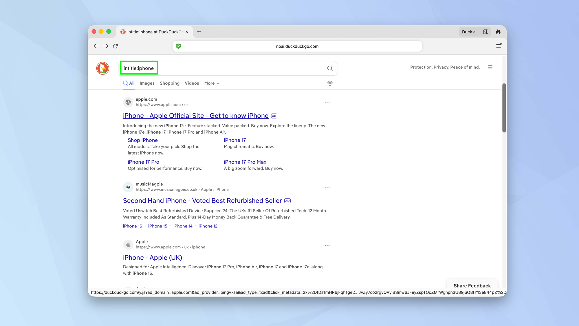 כיצד להפיק את המרב מ-DuckDuckGo בעת שימוש ב-NoAI