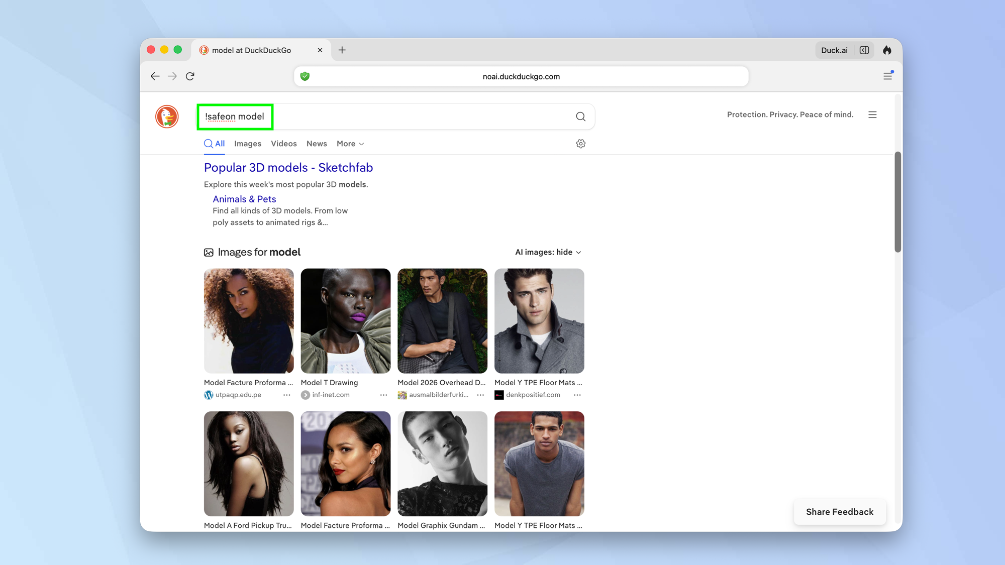 כיצד להפיק את המרב מ-DuckDuckGo בעת שימוש ב-NoAI