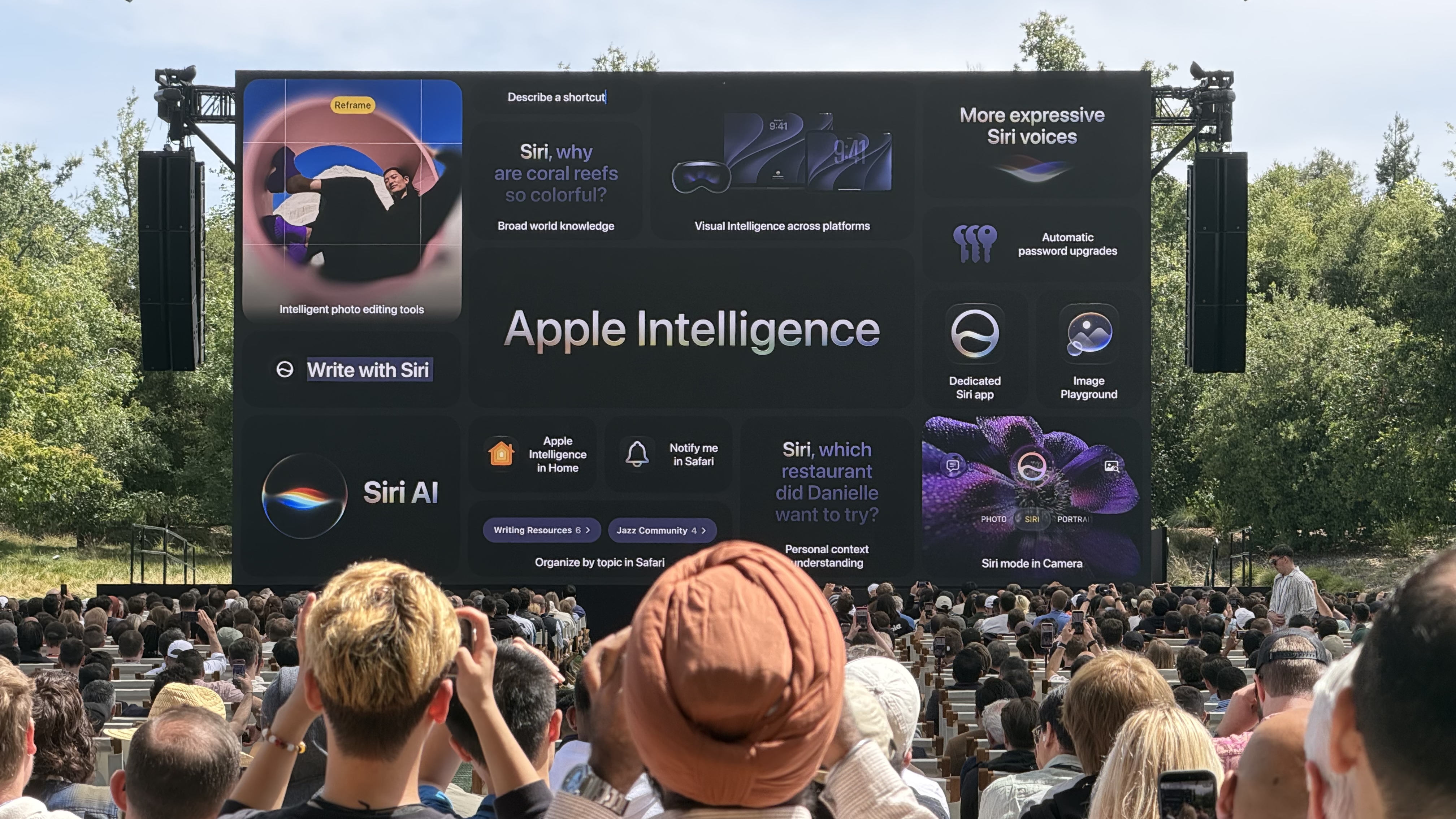 WWDC 2026 המציג תכונות של Apple Intelligence.