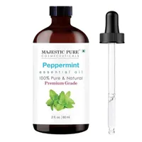 Majestic Pure Peppermint שמן אתרי, 2 fl oz