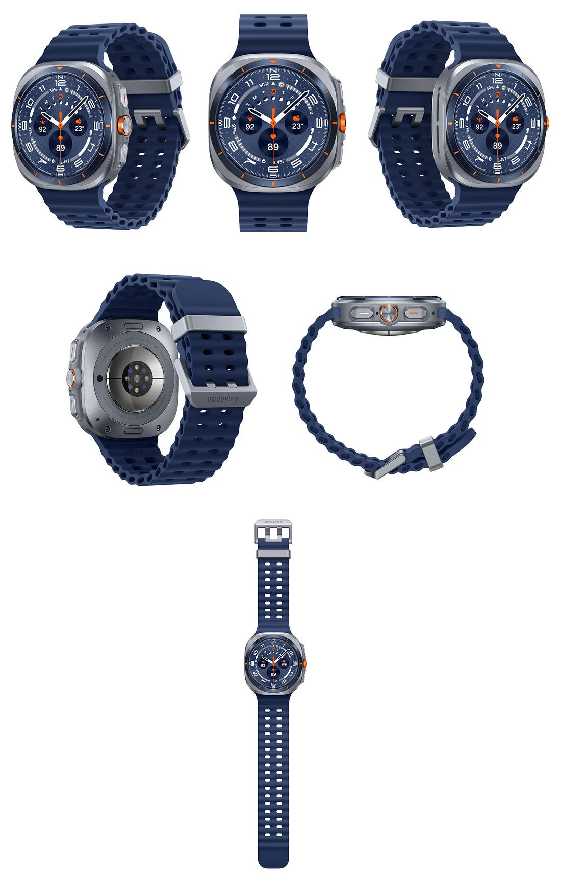 עיבוד דלף של Samsung Galaxy Watch Ultra 2