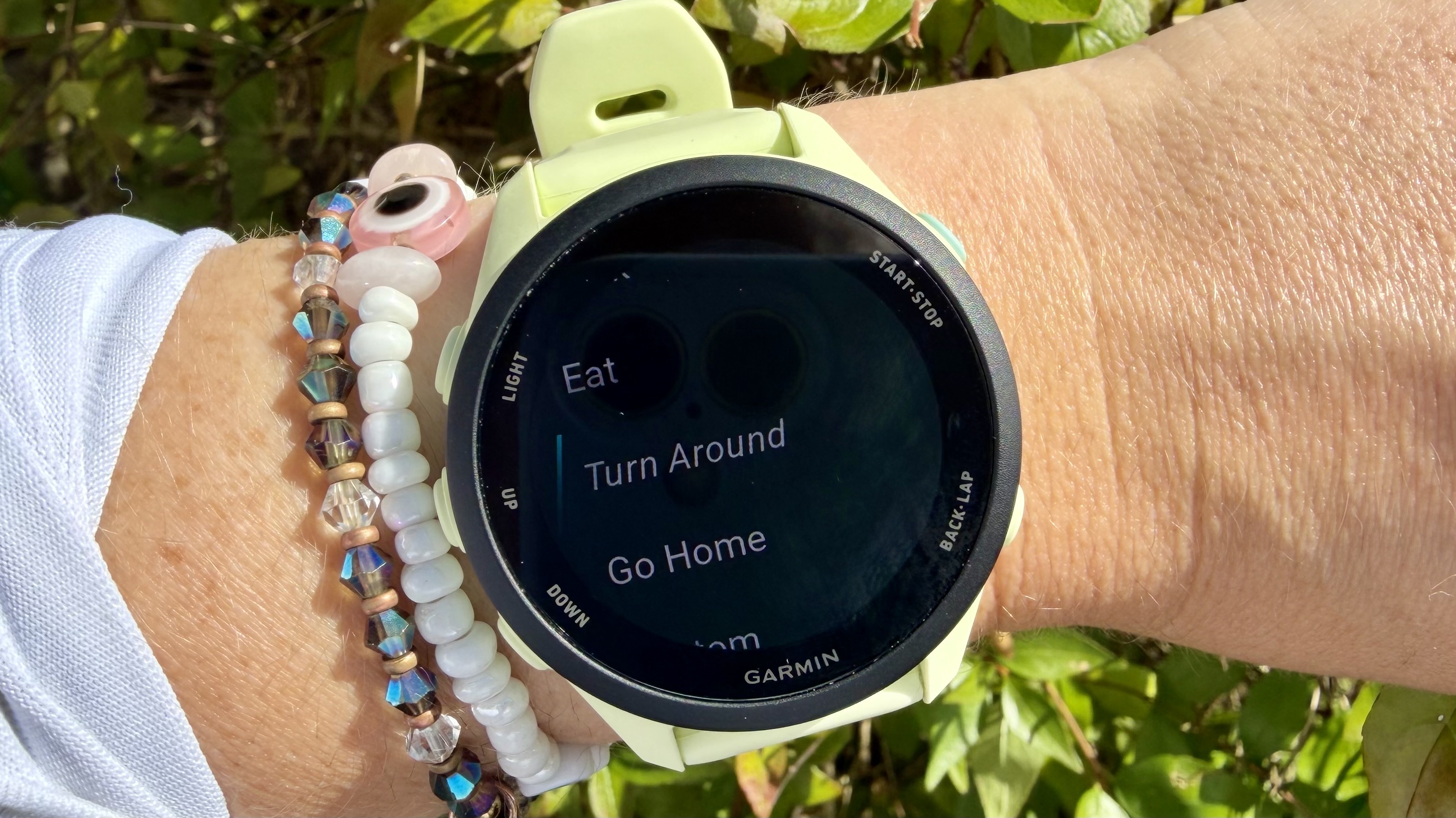 תכונת Turn Around של Garmin