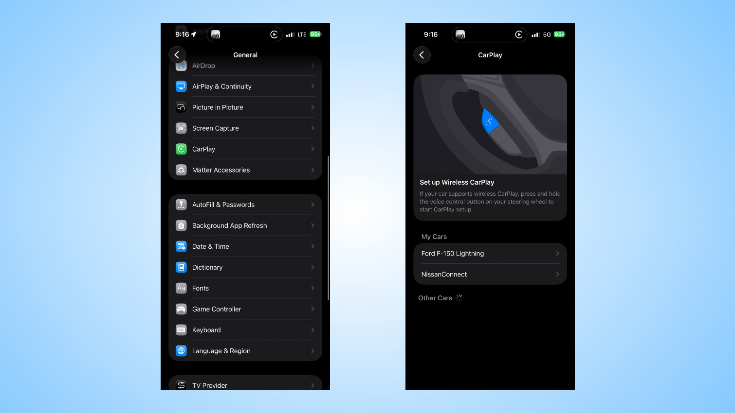 כיצד לארגן מחדש את צילומי המסך של אפליקציות CarPlay.