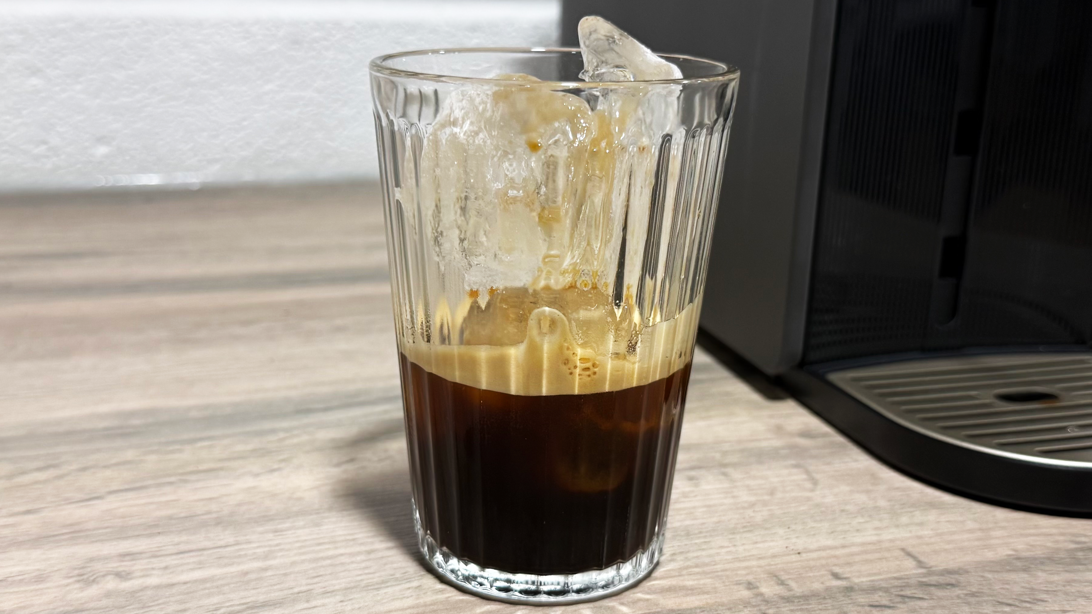 קפה שהוכן על ה-nespresso vertuo up