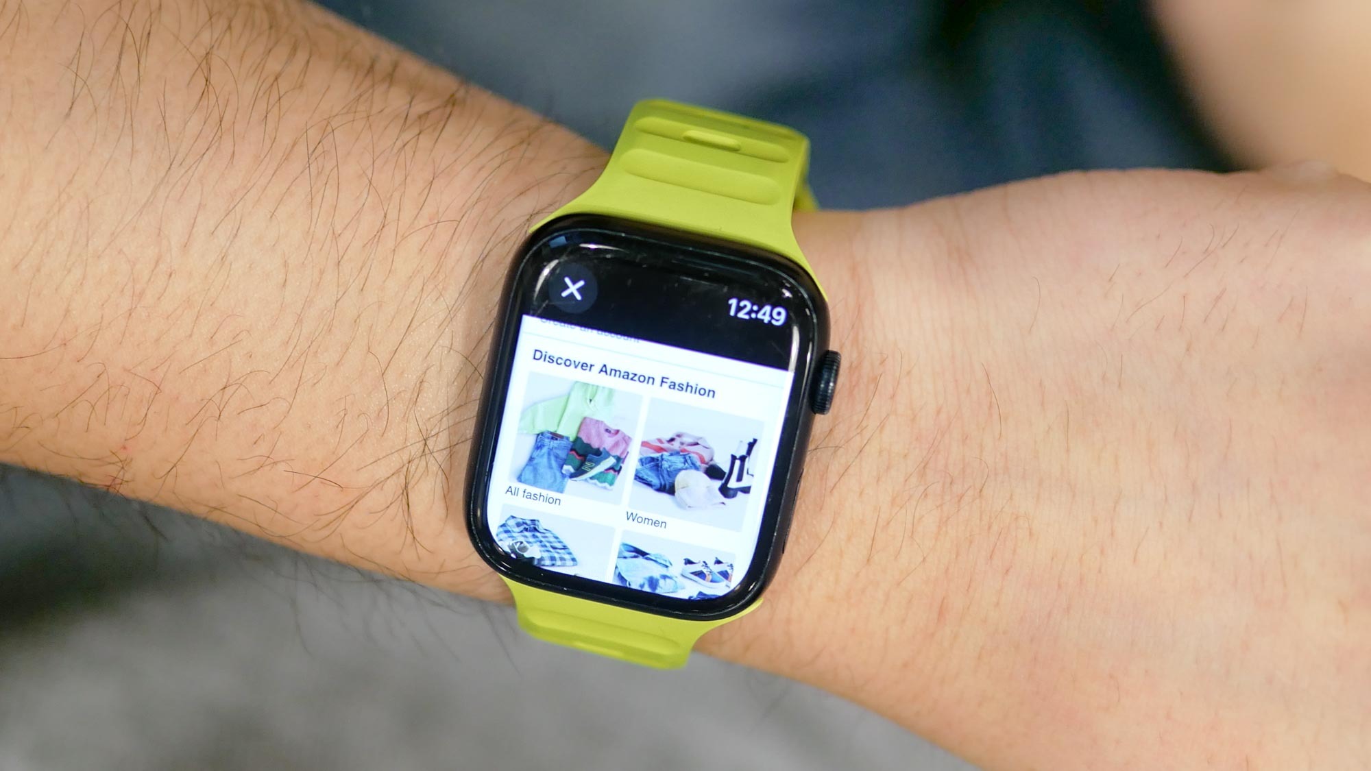 דפדפן ספארי מוסתר של Apple Watch.