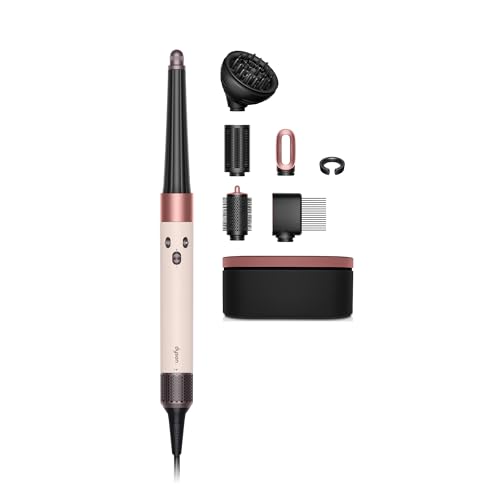 Dyson Airwrap Id Multi-Styler ומייבש Curly+coily בצבע ורוד קרמי ורוד זהב
