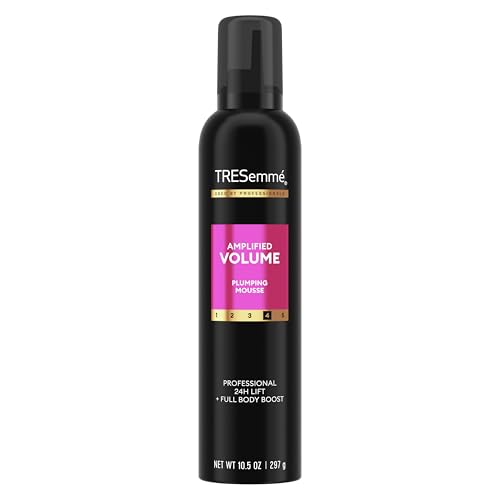 Tresemm&eacute; מוס שופע נפח מוגבר להרמה ולגוף של 24 שעות עם טכנולוגיית Pro Lock 10.5 Fl Oz