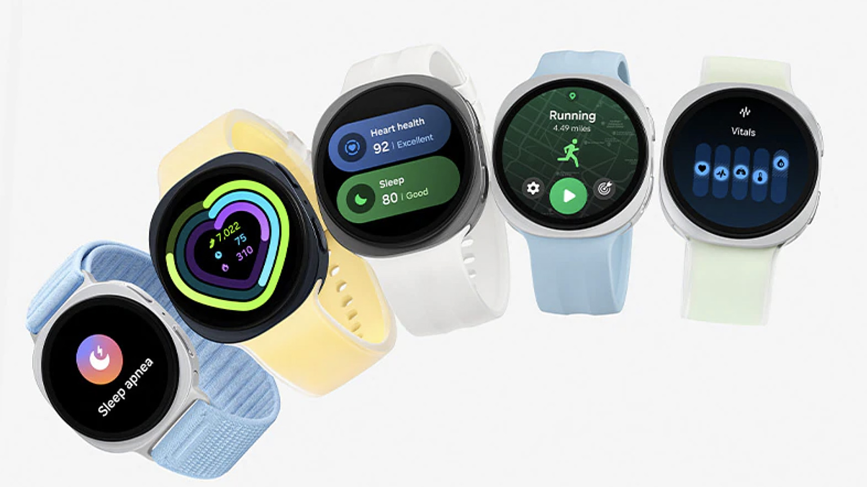 Samsung Galaxy Watch 9 בחמישה צבעים