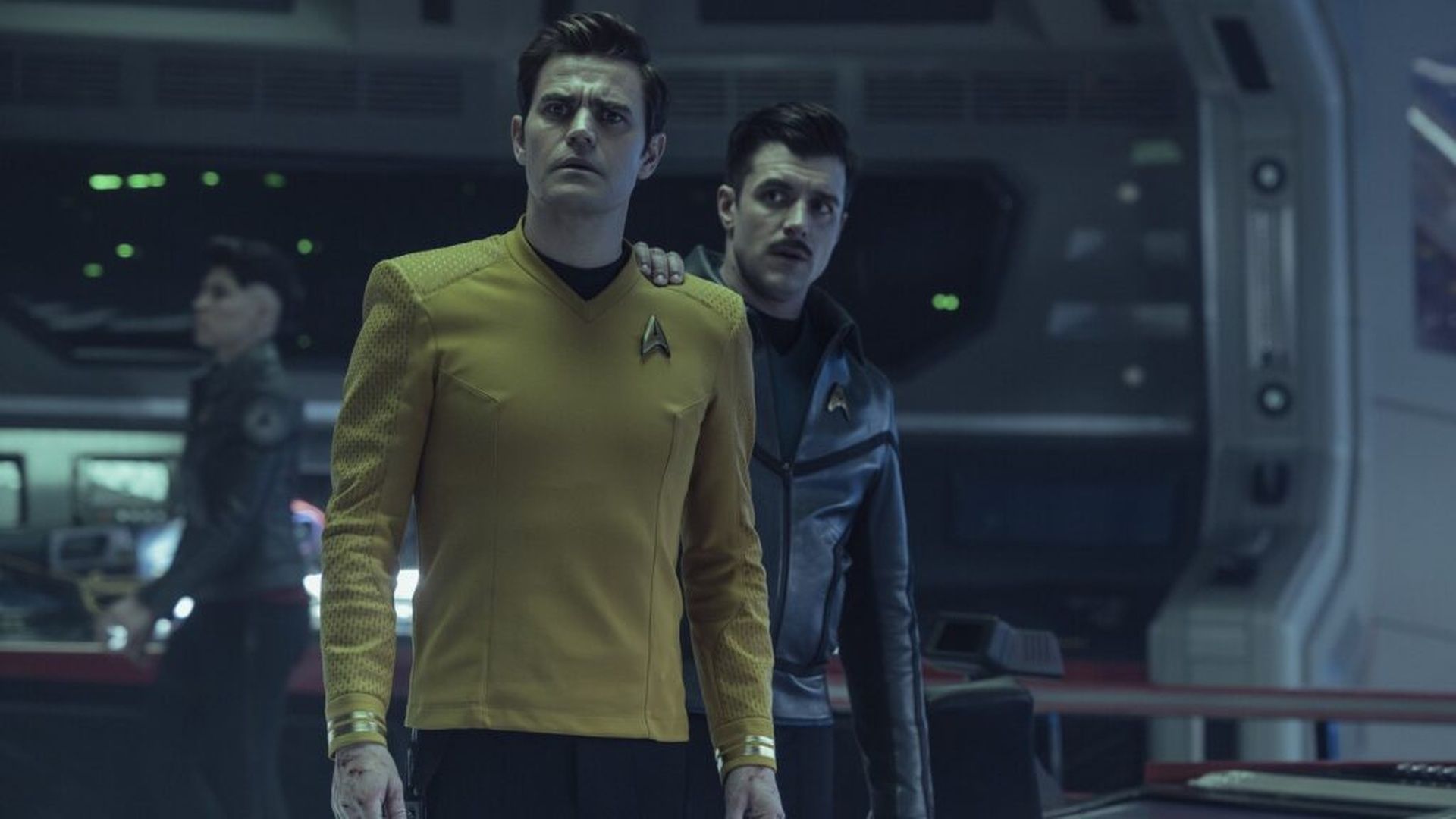 Paul Wesley as James T. Kirk in Star Trek: Strange New Worlds season 4