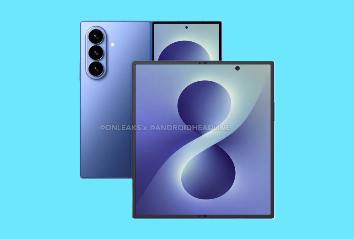 סמסונג גלקסי Z Fold 8 דלף רינדור
