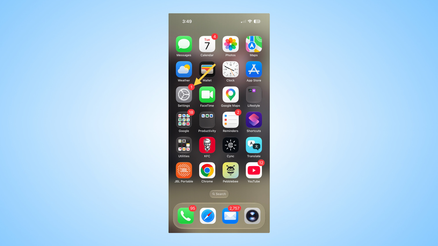 כיצד לארגן מחדש את צילומי המסך של אפליקציות CarPlay.