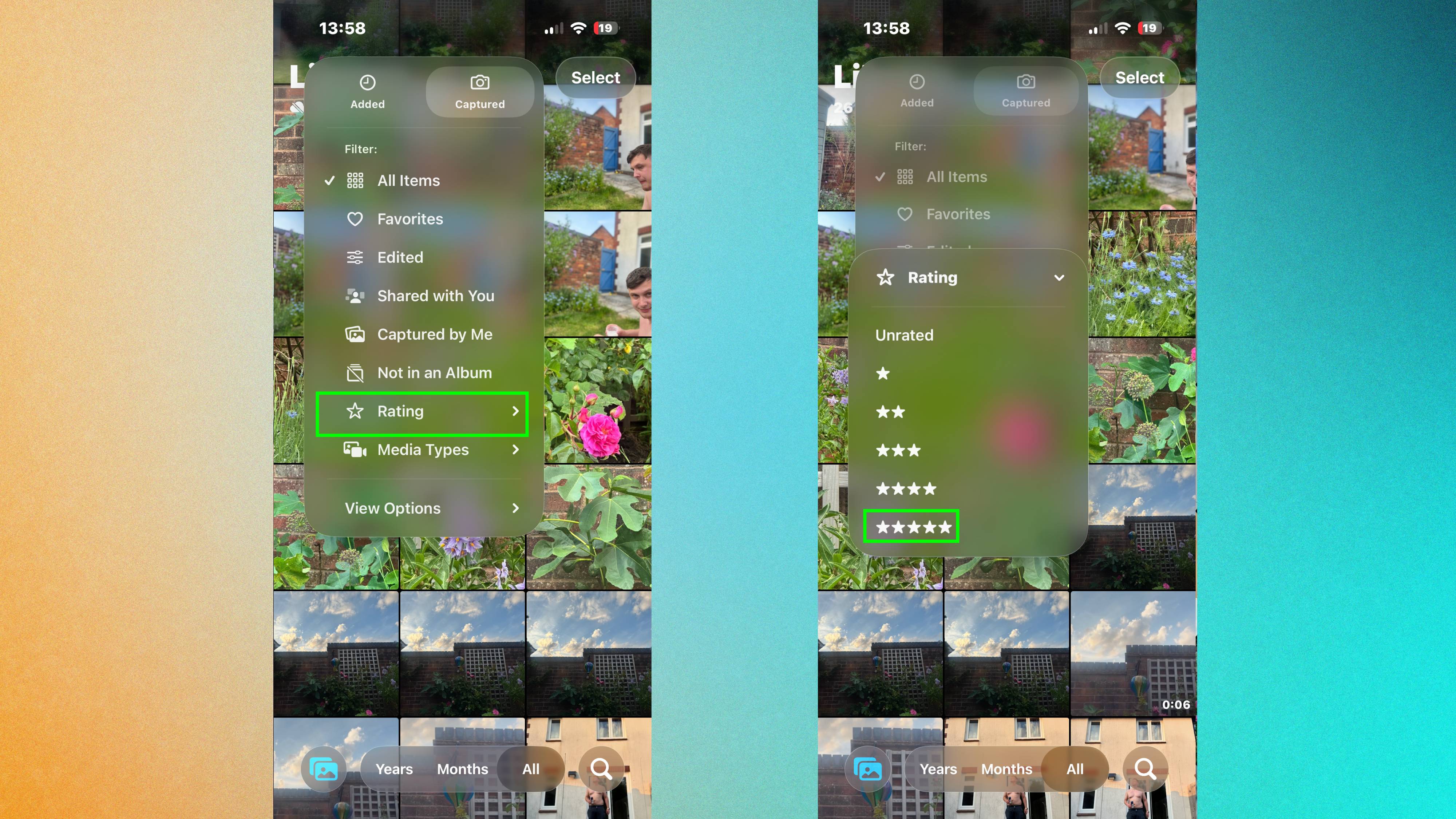 כיצד לסנן את הספרייה שלך לפי דירוג כוכבים iOS 27