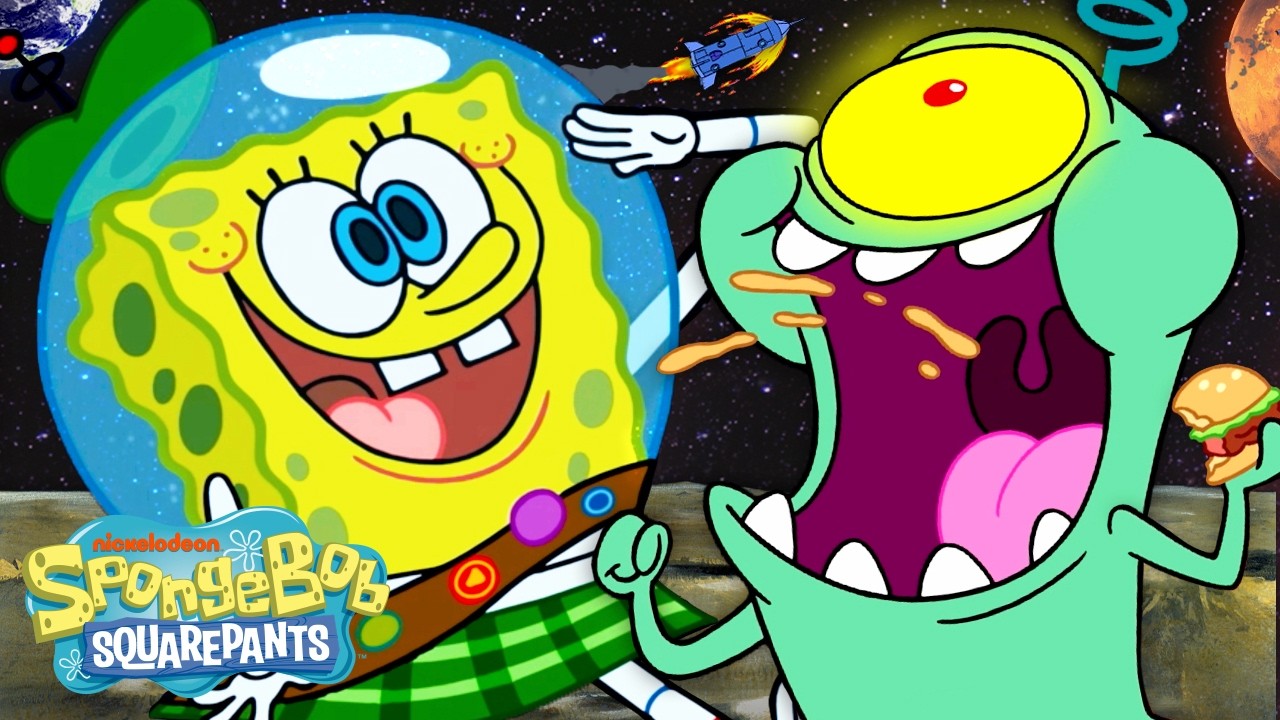 הרגעים הכי מטורפים מהעולם הזה של בובספוג 🚀 | 30 דקות | בובספוג - יוטיוב