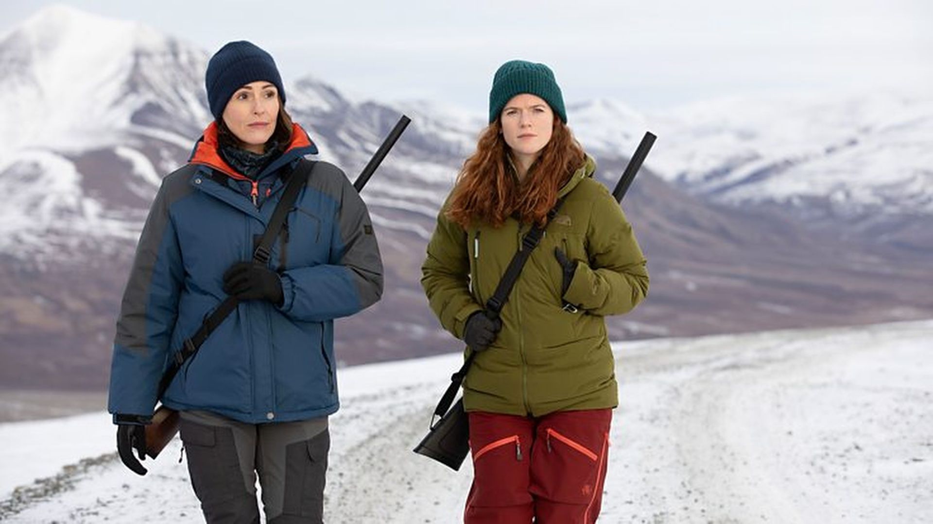 DCI Amy Silva (Suranne Jones) and DI Kirsten Longacre (Rose Leslie) in "Vigil" season 3