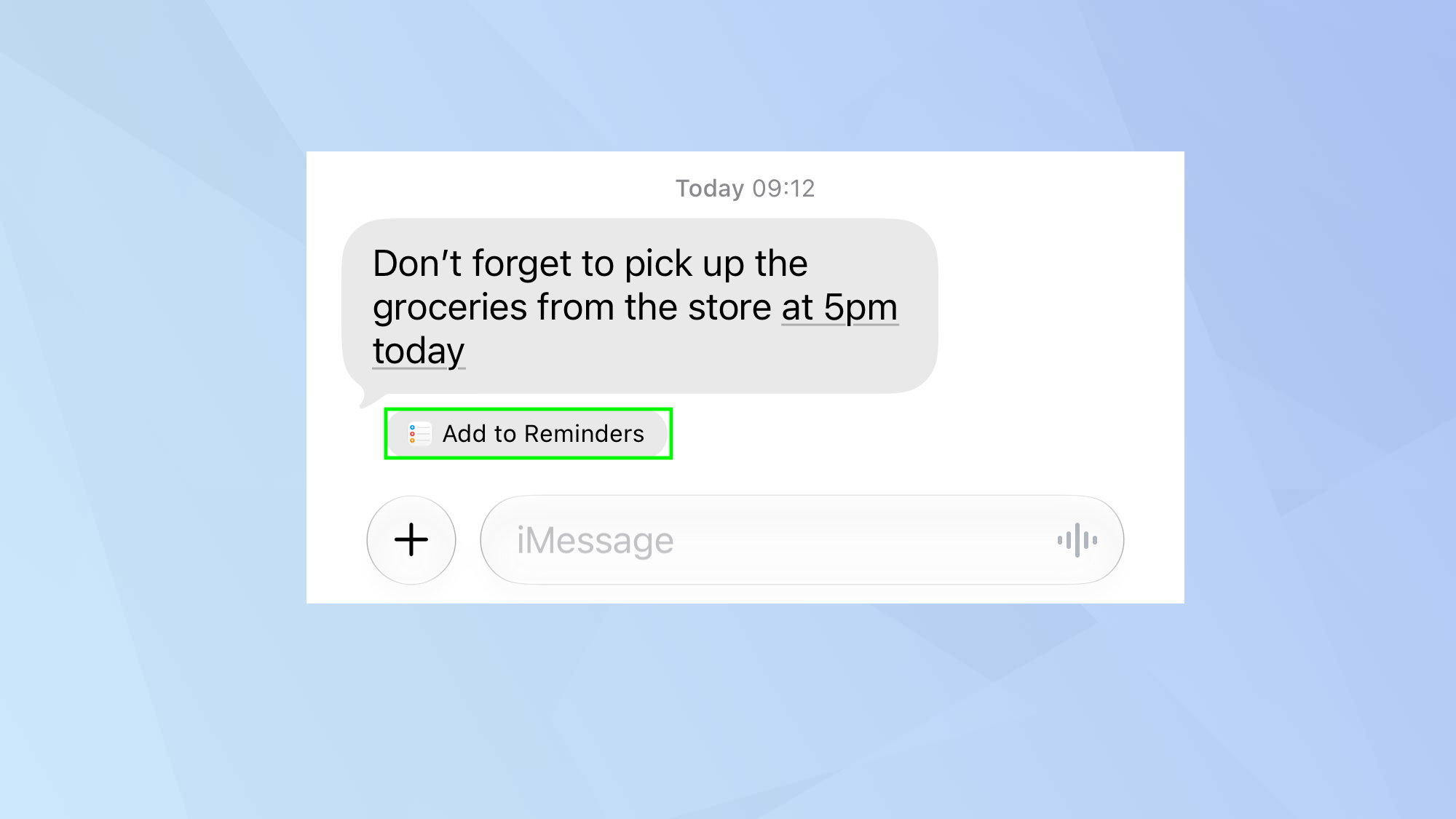 הודעות iOS 27 הצעות בלחיצה אחת