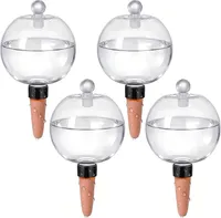 Ansberta EX-Large Plant Globes עם כיסוי 26oz, 4 מארז Ansberta EX-Large Plant Globes עם כיסוי 26oz, 4 מארז