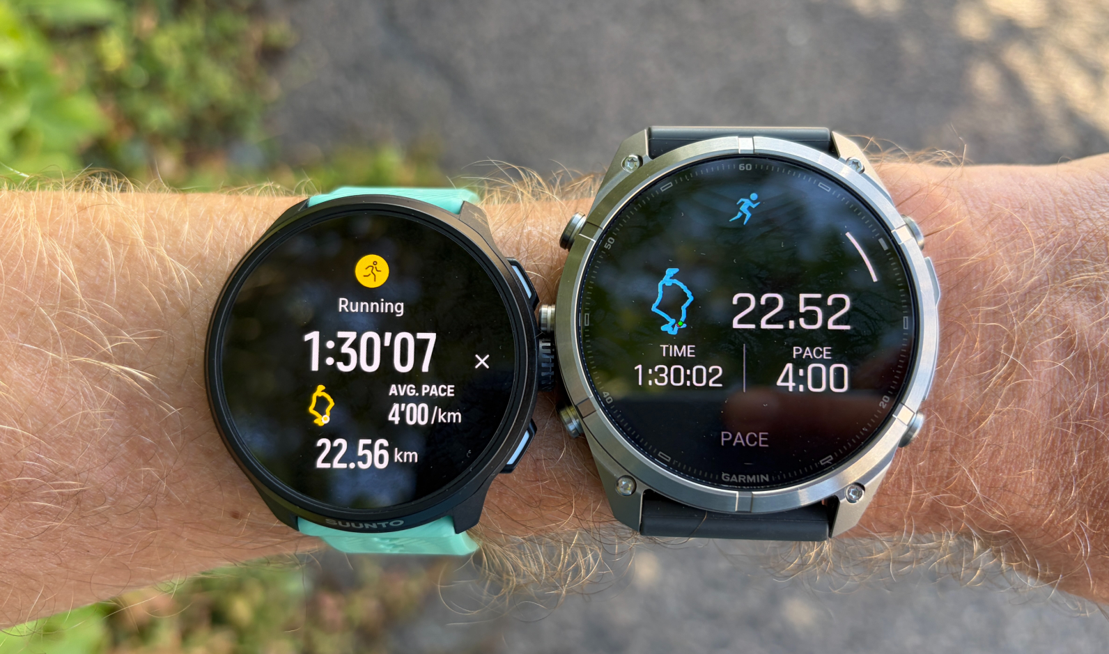 Suunto Run 2 ו-Garmin Fenix ​​9 Pro