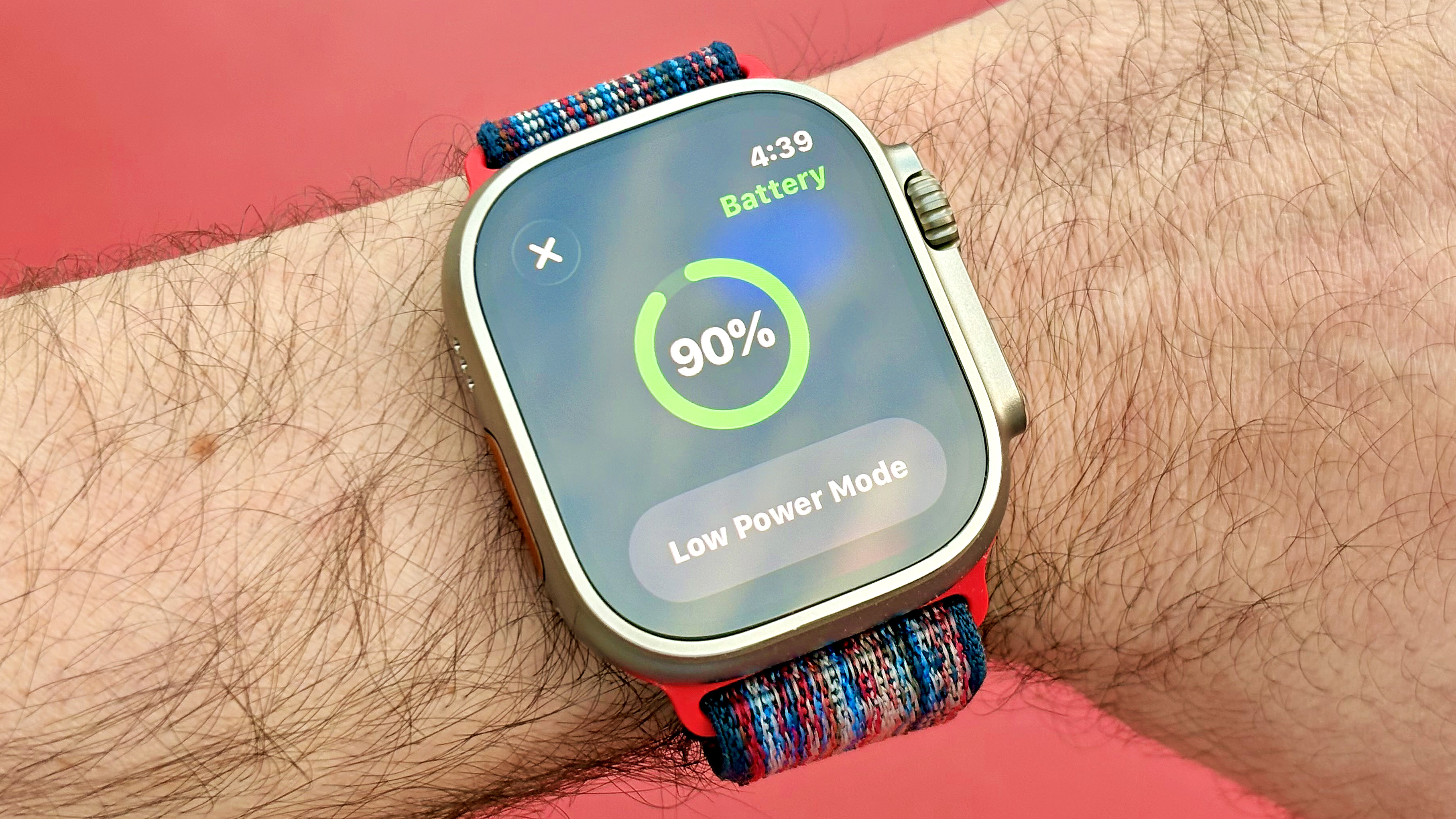 Apple Watch Ultra 3 מציג חיי סוללה ומצב צריכת חשמל נמוכה