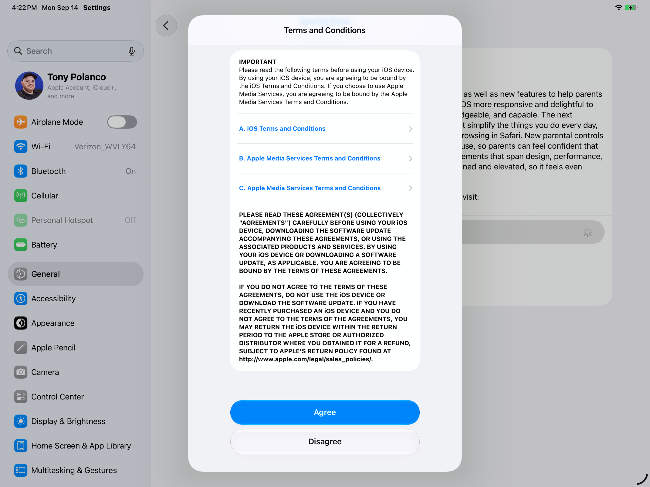 כיצד להתקין iPadOS 27