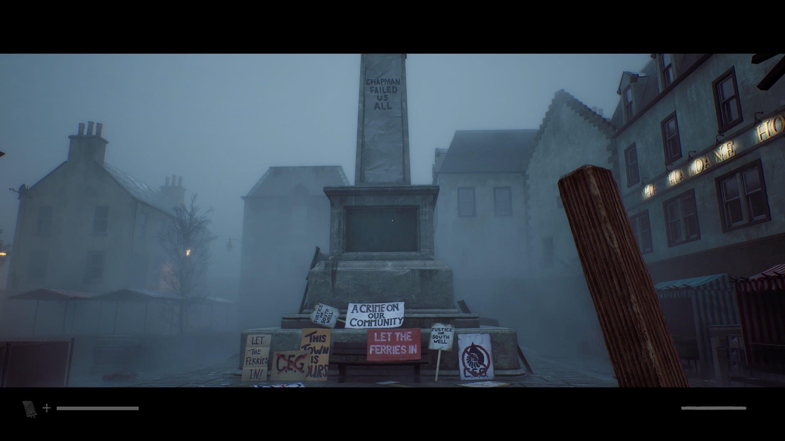 צילום מסך של Silent Hill: Townfall שצולם ב-PS5 Pro