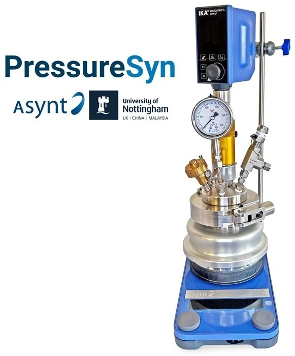 Asynt מוסיף ערבוב תקורה ל-PressureSyn לכימיה תובענית יותר בלחץ גבוה