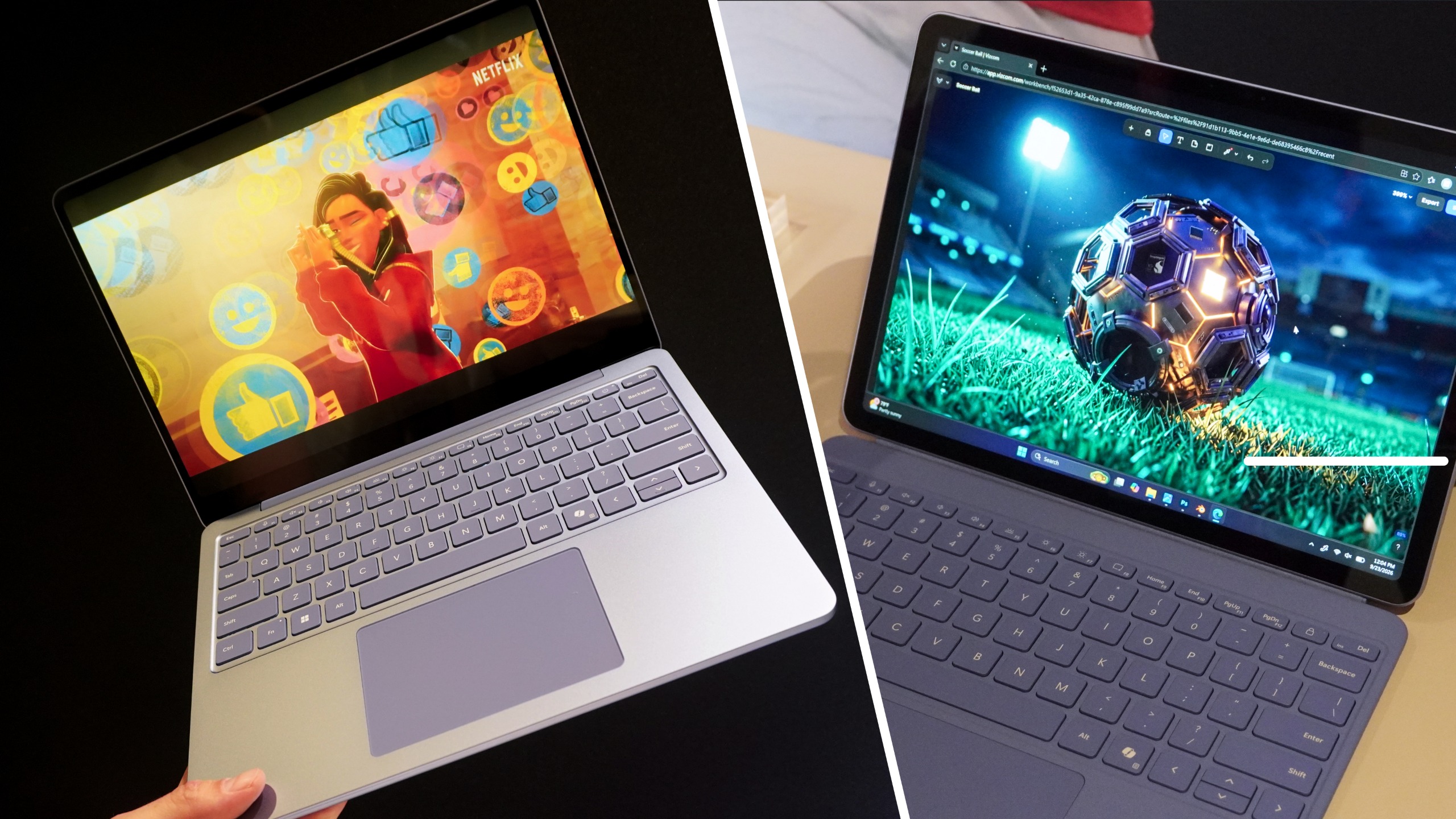 Surface Laptop 13 אינץ' ו-Surface Pro 12 אינץ'