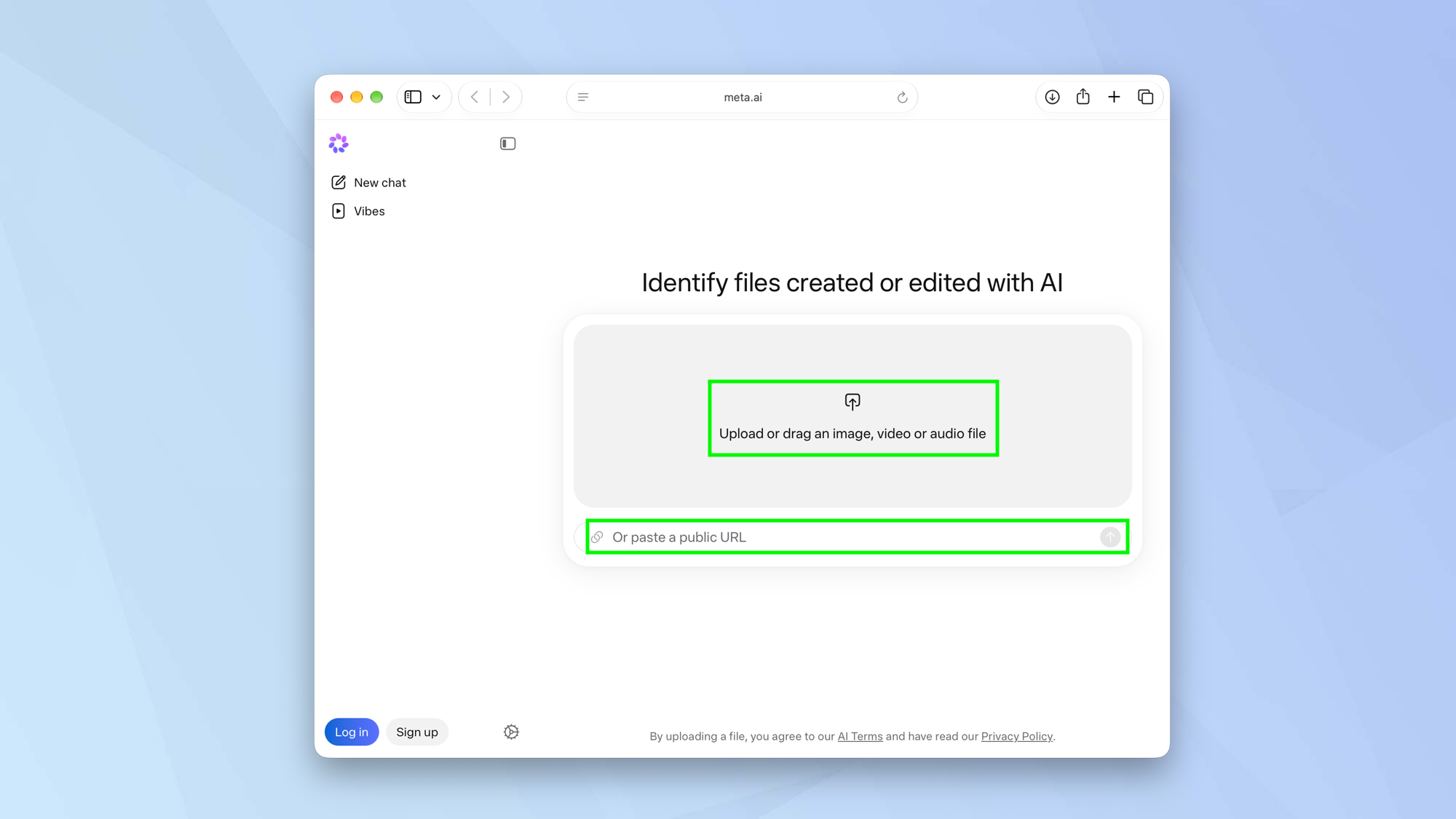 גלה אם תמונות נוצרו על ידי Meta AI