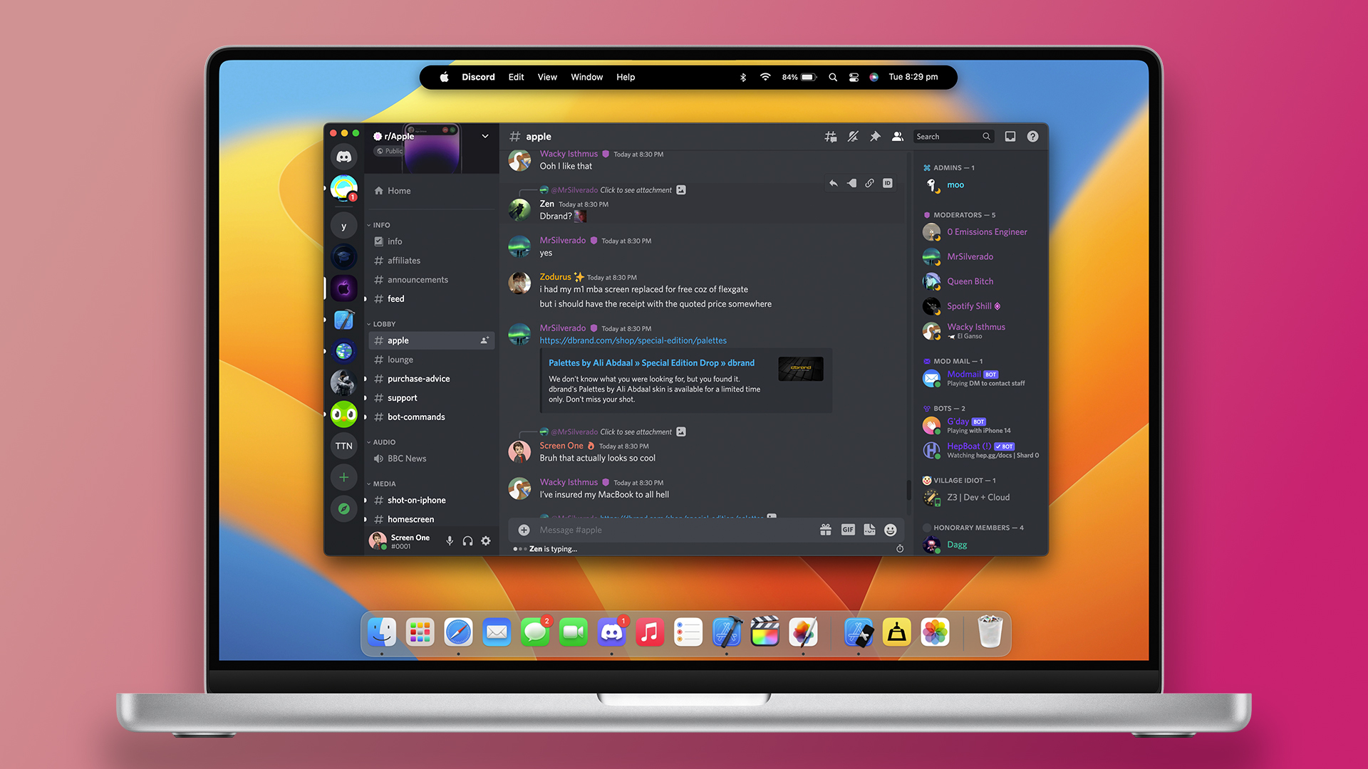 M3 MacBook Pro עם אי דינמי