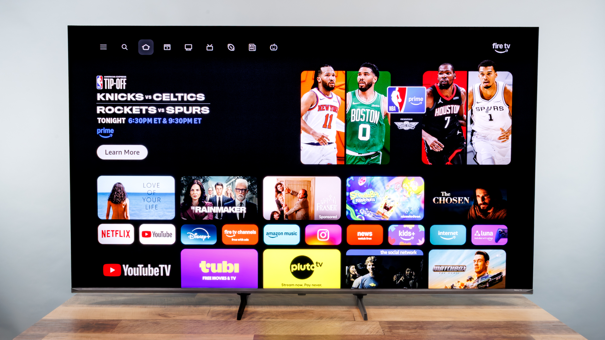 ממשק Amazon Fire TV