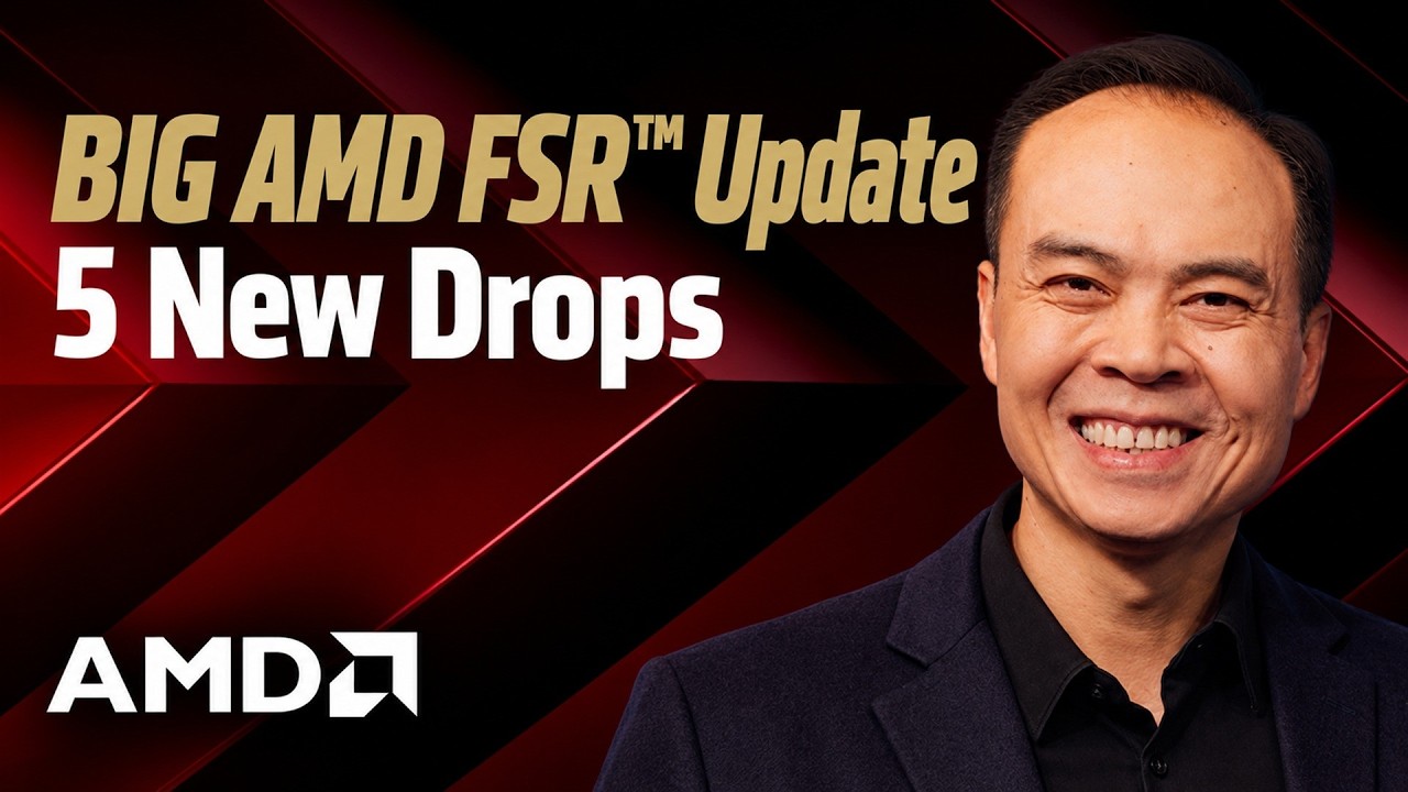 AMD FSR™ Upscaling 4.1 למחשב שולחני, מחשב נייד, כף יד וקונסולה - YouTube