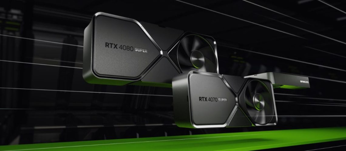 Nvidia GeForce RTX 4080 Super and RTX 4070 Super promo image