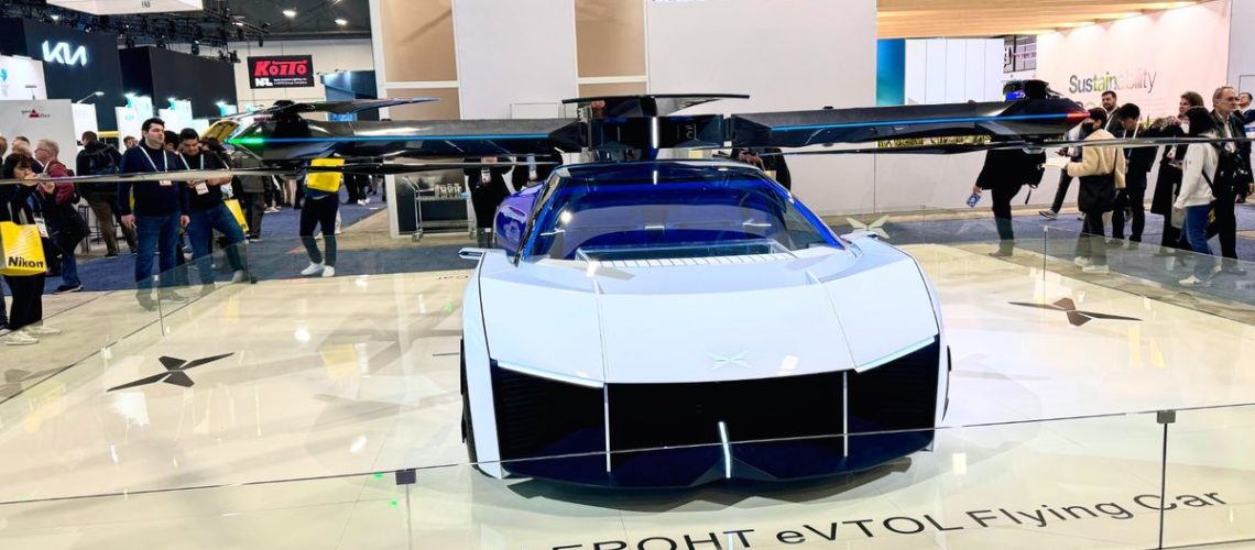 XPeng Aeroht eVTOL Flying Car front